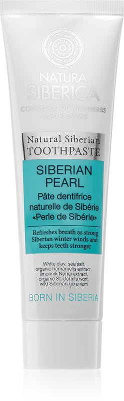Natura Siberica Pearl whitening toothpaste for fresh breath, 100g