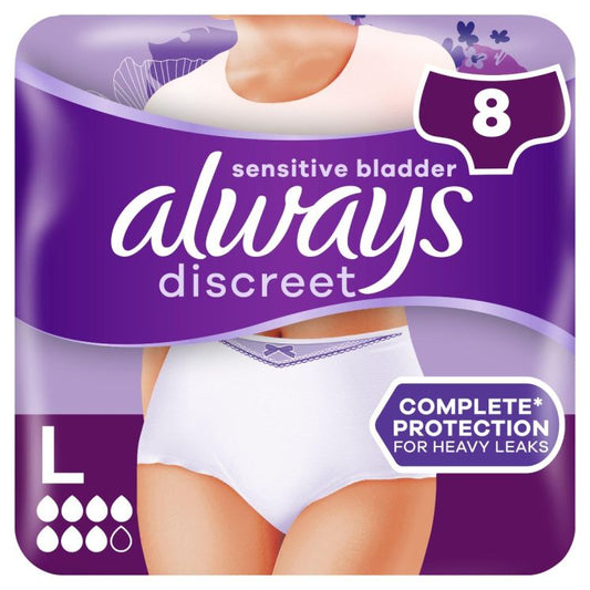 Always Discreet Heavy Plus Pants Large 8PK
