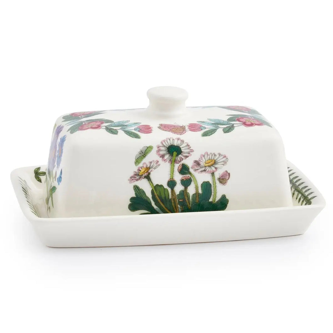Portmeirion Botanic Garden Butter Dish with Lid