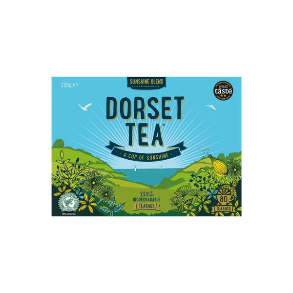Dorset Tea Sunshine Blend - 80 Teabags 250g
