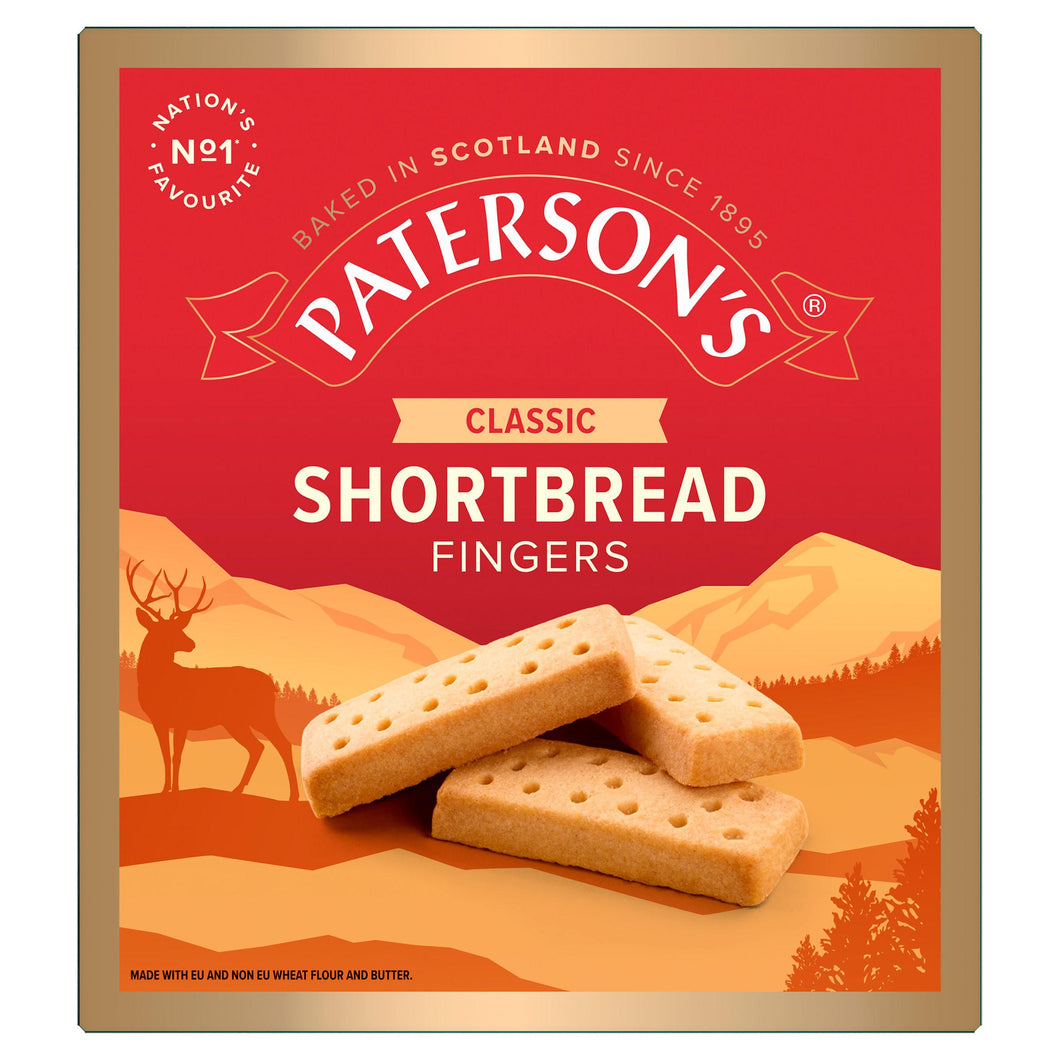Paterson's Classic Shortbread Fingers Biscuits 300g