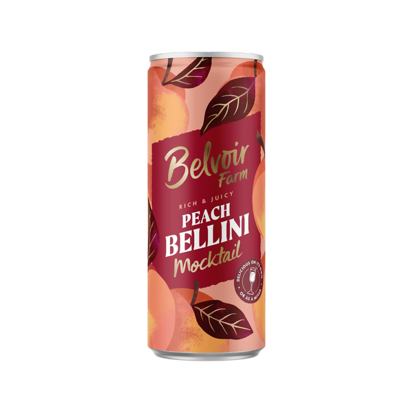 Belvoir Non-Alcoholic Peach Bellini Can 250ml