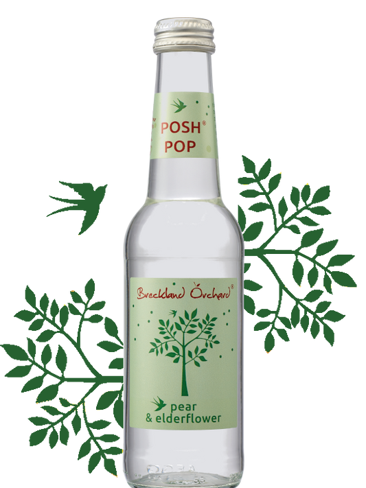 Breckland Orchard Posh Pop - Pear & Elderflower 275Ml