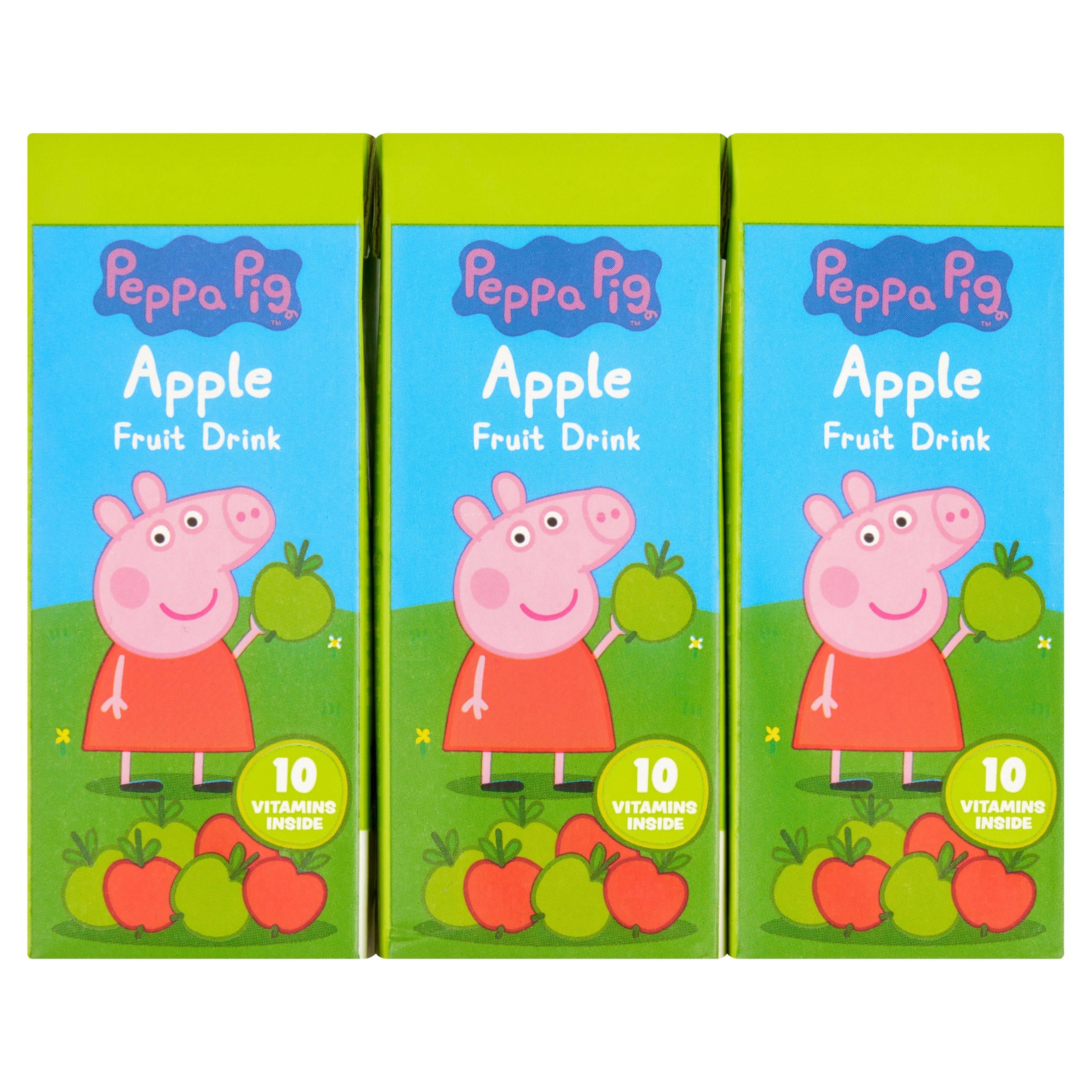 Peppa Pig Apple Fruit Drink 3 x 200ml