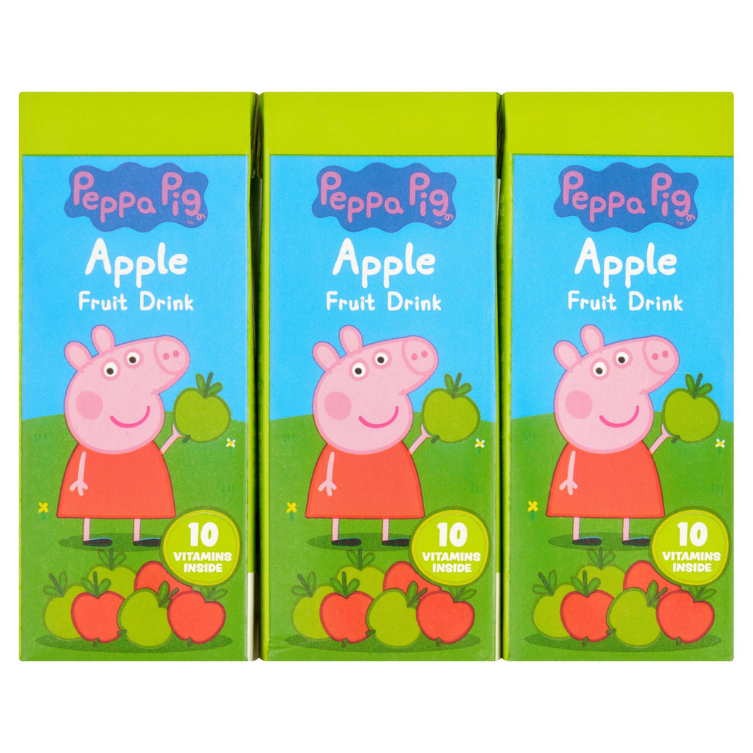 Pi G Peppa Pig Apple Fruit Drink 3 x 200ml
