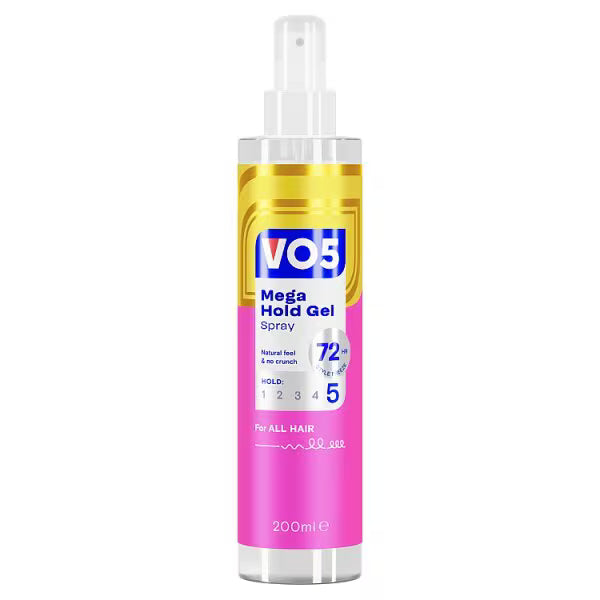 VO5 Mega Hold Gel Spray, 200ml