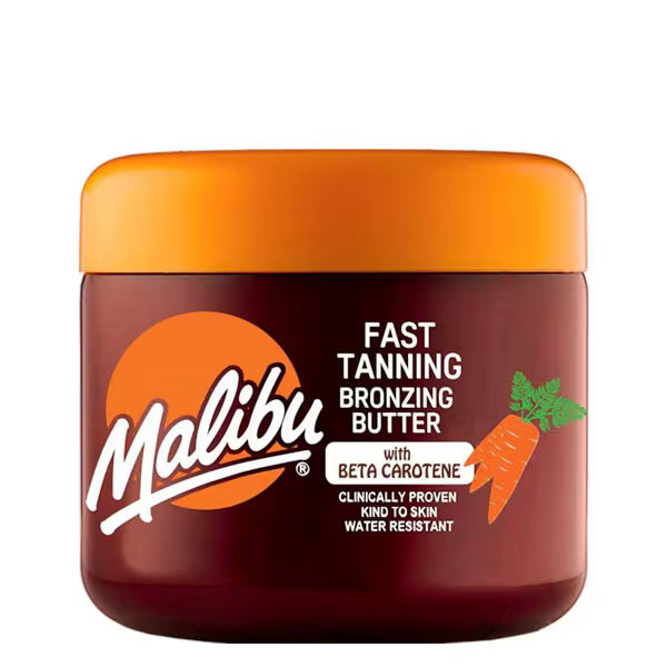 Malibu Fast Tanning Bronzing Butter with Beta Carotene, 300ml