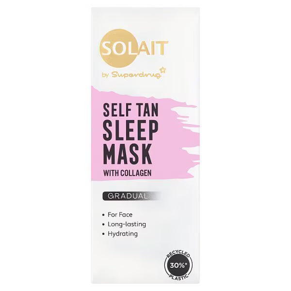 Solait Overnight Tan Mask with Collagen, 50ml
