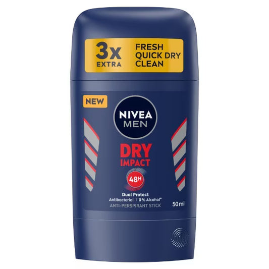 Nivea Deodorant Stick Dry Impact Male, 50ml