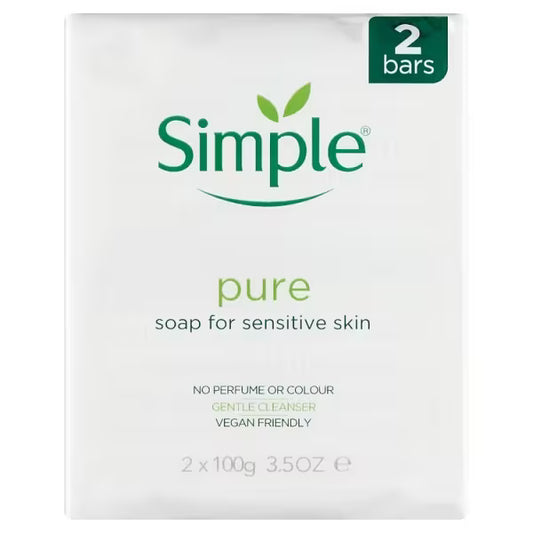 Simple Pure Soap, 2x100g