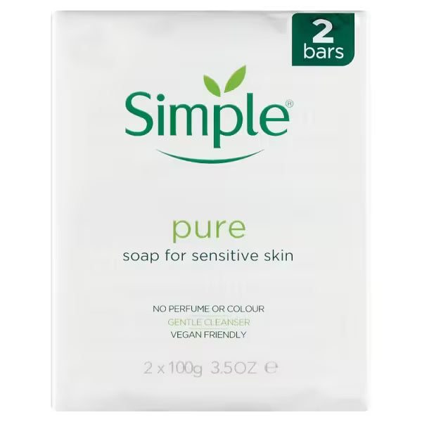Simple Pure Soap, 2x100g