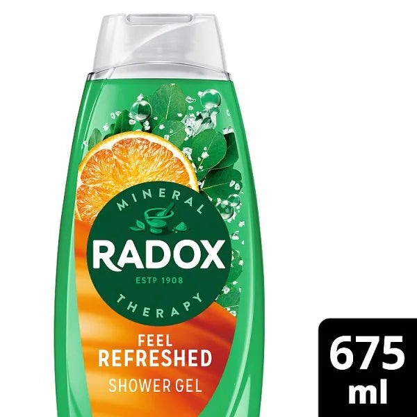 Radox Mineral Therapy Feel Refreshed Shower Gel, 675 ml