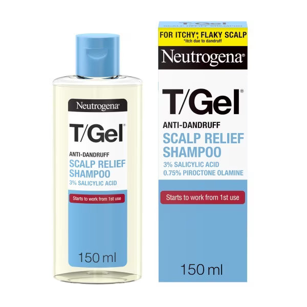 Neutrogena T/Gel Anti-Dandruff Scalp Relief Shampoo, 150ml
