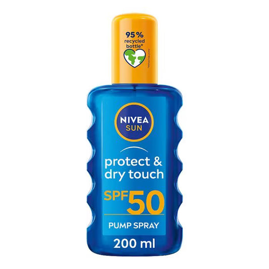 NIVEA Protect & Dry Touch Invisible Sun Spray SPF50, 200ml