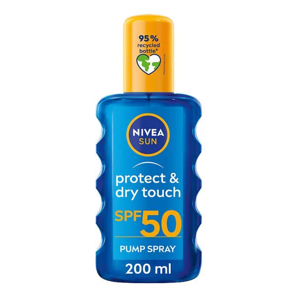 NIVEA Protect & Dry Touch Invisible Sun Spray SPF50, 200ml