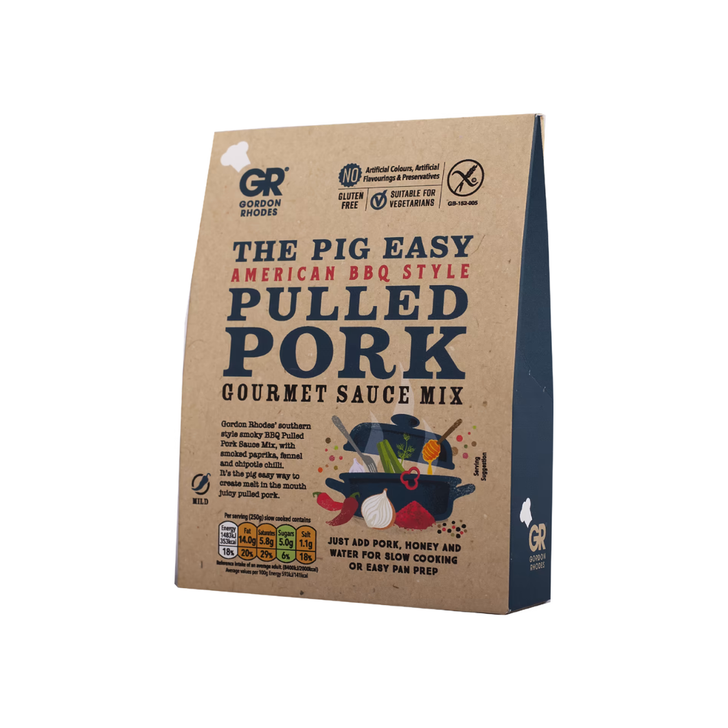 Gordon Rhodes The Pig Easy Pulled Pork Gourmet Sauce Mix 75g