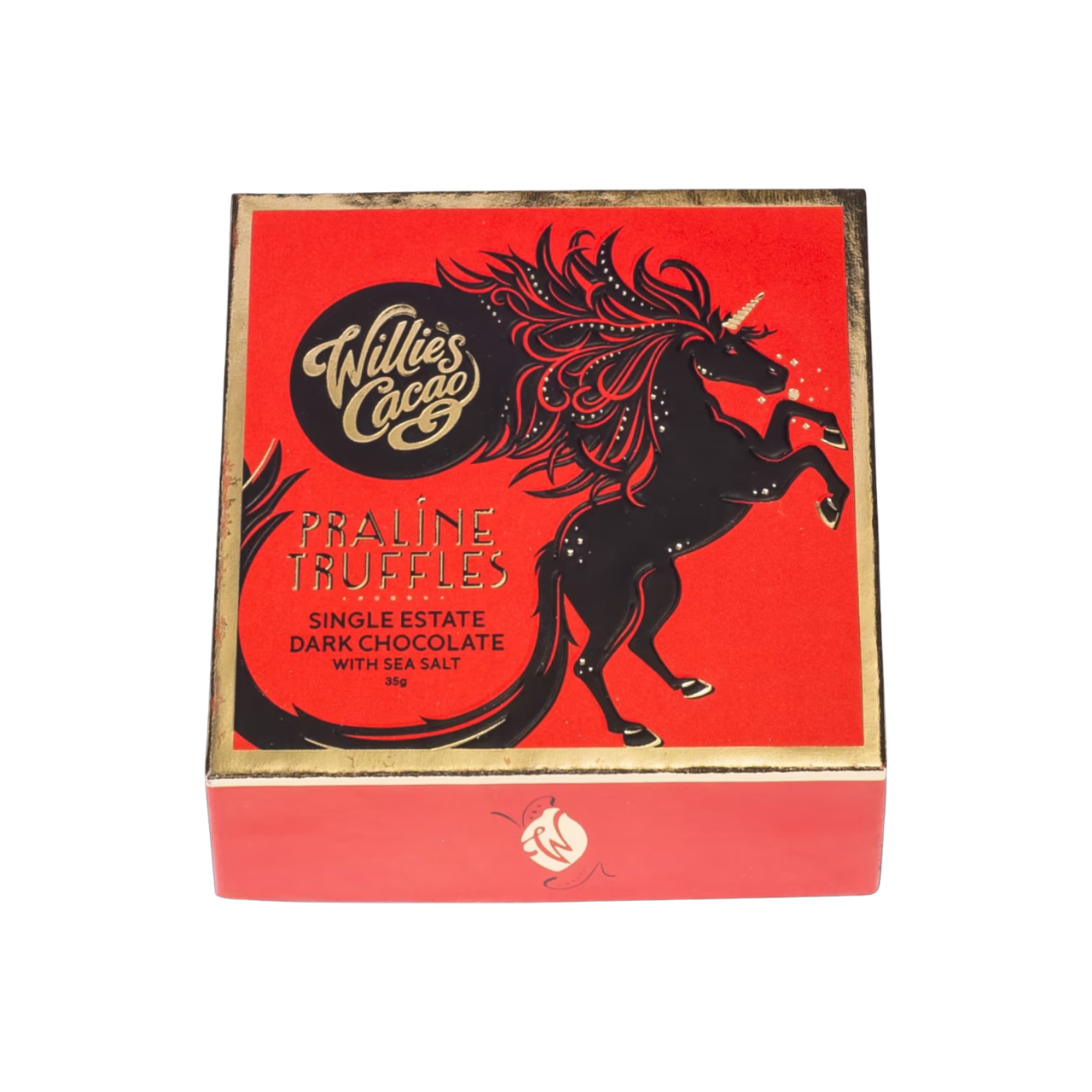 Willie's Cacao Praline Truffles - Dark Chocolate With Sea Salt 35g