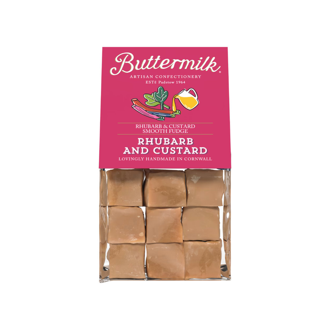 Buttermilk Rhubarb & Custard Fudge 175g