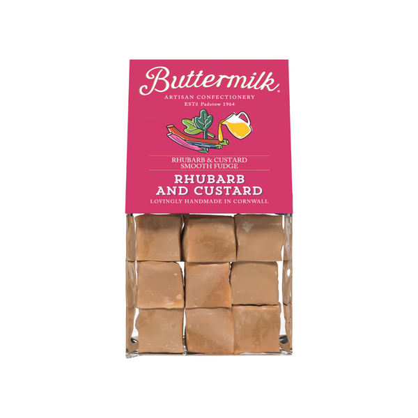 Buttermilk Rhubarb & Custard Fudge 175g