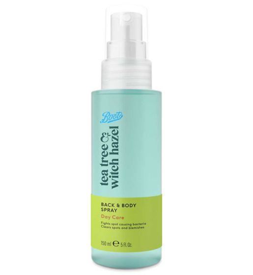 Boots Tea Tree & Witch Hazel Back & Body Spray 150ml