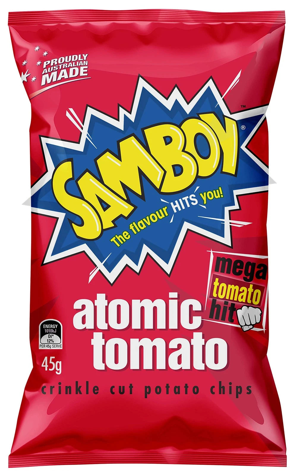 Samboy Atomic Tomato Chips, 45g