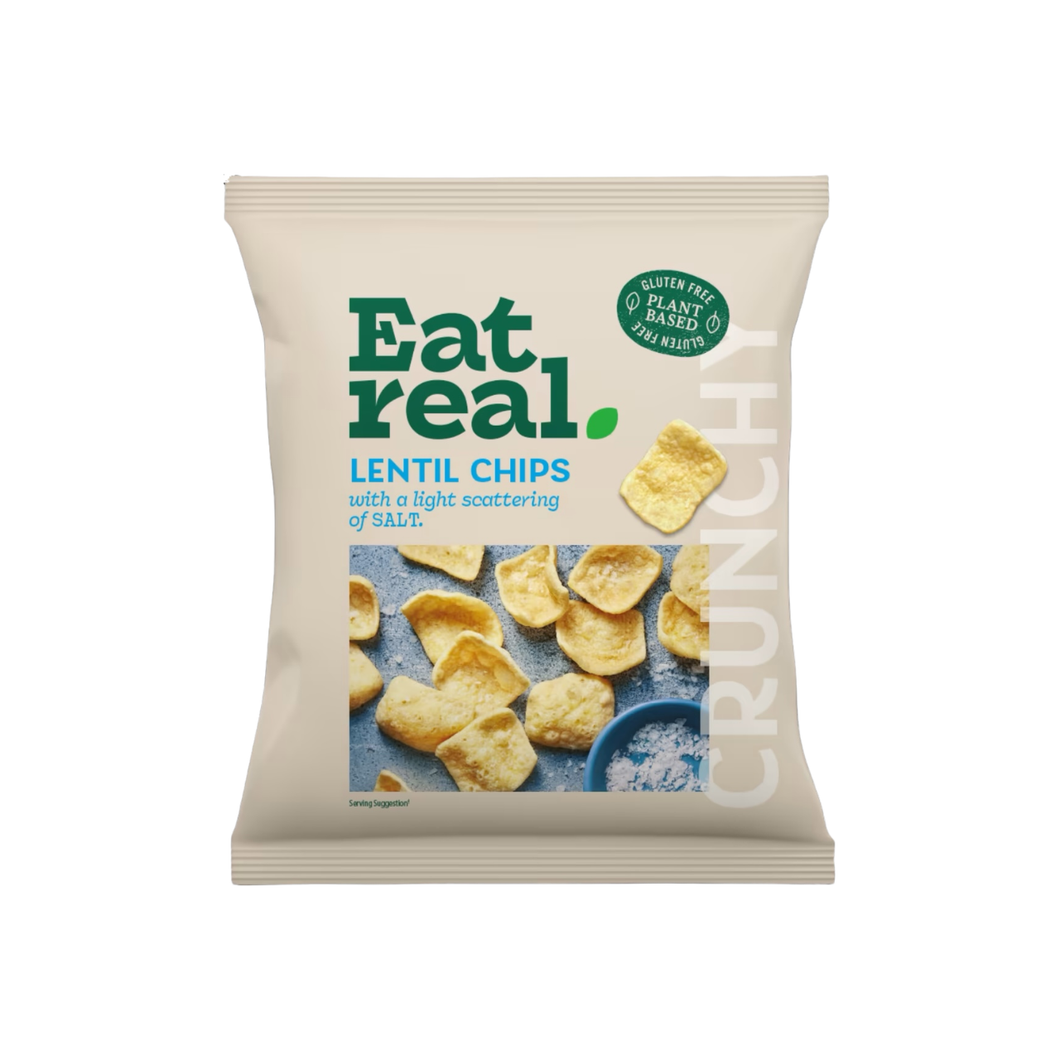 Eat Real Lentil Chips - Salted 40g