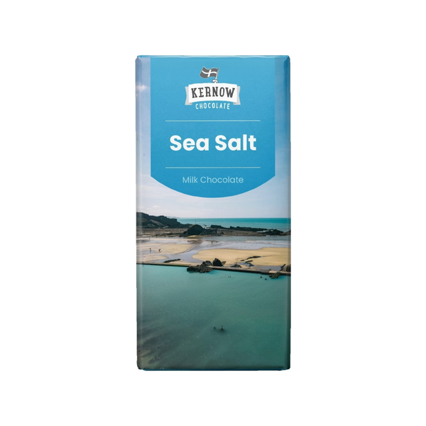 Kernow Chocolate Sea Salt Milk Chocolate Bar 100g