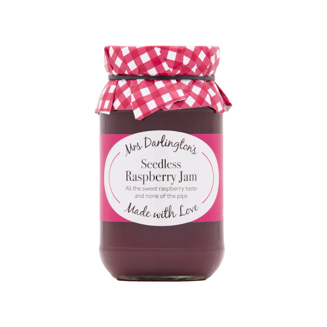Mrs Darlington's Seedless Raspberry Jam 340g