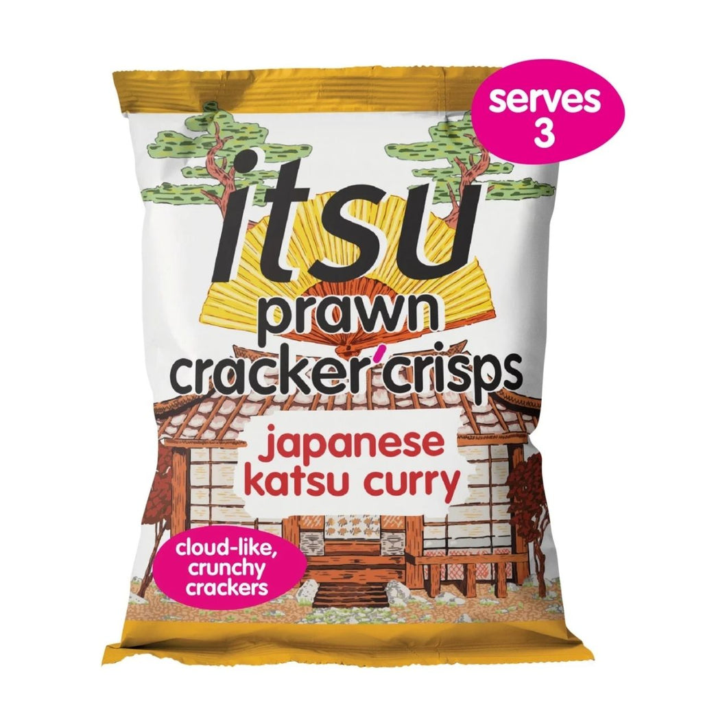 Itsu Japanese Katsu Prawn Cracker Crisps Sharing Bag 60g