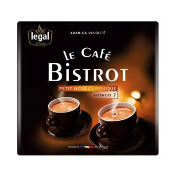 Legal Le Cafe Bistrot Cafe Moulu Petit Noir Classique Intensité 7 2x250g