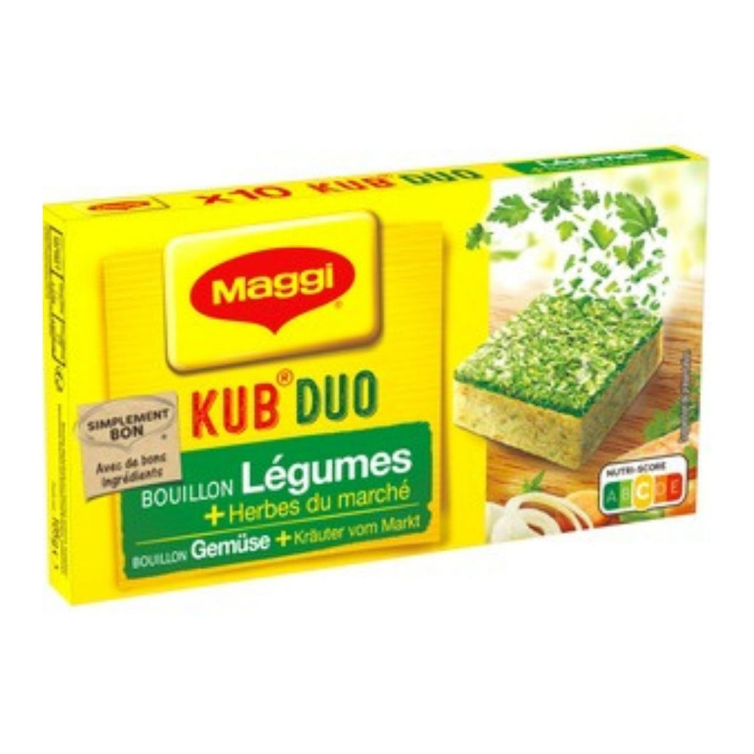 Maggi Bouillon Kub Duo aux Legumes (x10) 105g