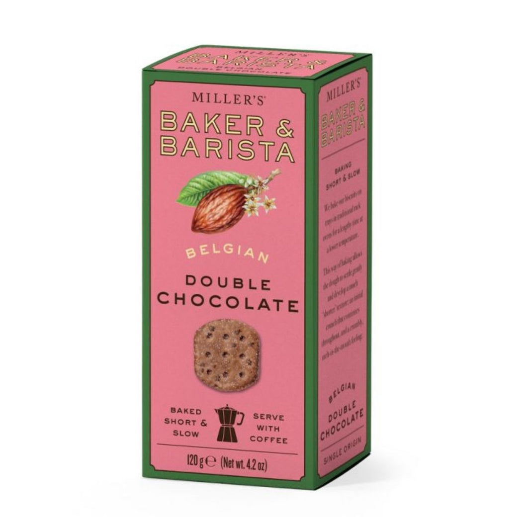 Baker & Barista Belgian Double Chocolate Biscuits 120g