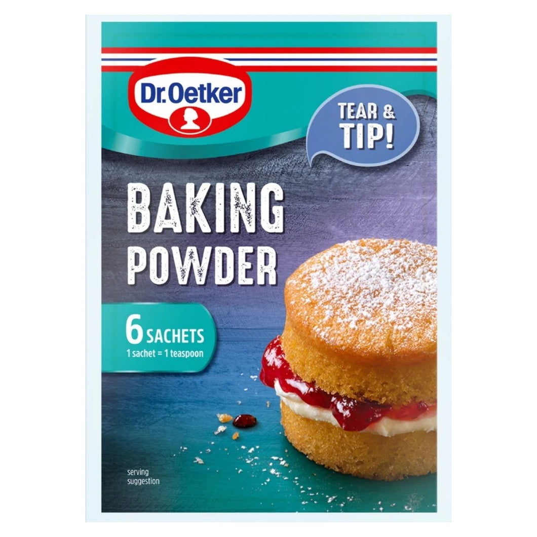 Dr. Oetker Gluten Free Baking Powder Sachets 6x5g