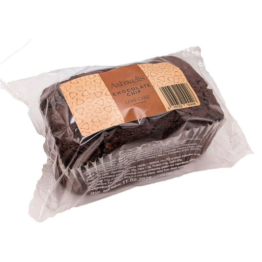 Ashwells Chocolate Chip Loaf Cake - 280g