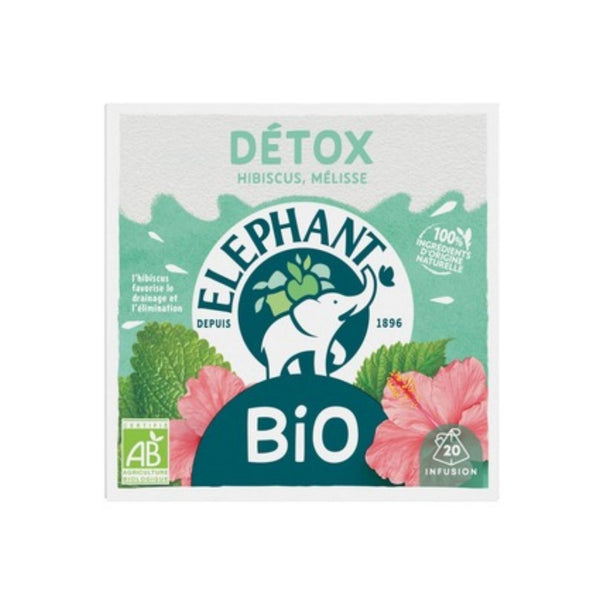 Elephant Bio Detox Hibiscus Melisse(x20 sachets) 24g