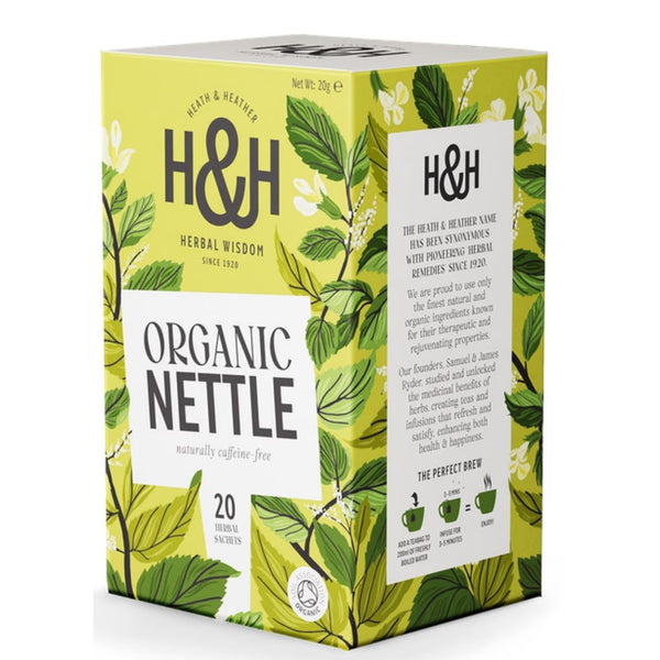 Heath & Heather Organic Nettle 20 Tea Bags