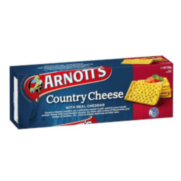 Arnotts Crackers Country Cheese 250g