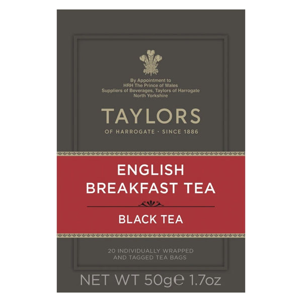 Taylors Of Harrogate 20 English Breakfast Teabags
