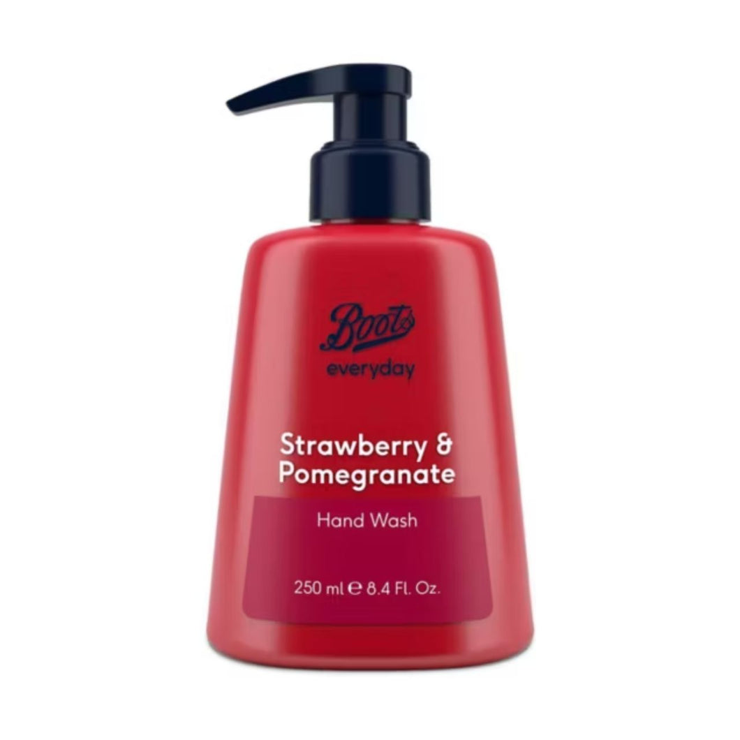 Boots Everyday Hand Wash Strawberry & Pomegranate 250ml