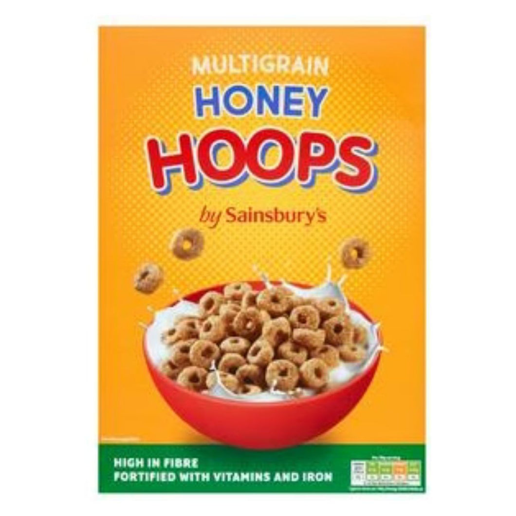 Sainsbury's Multigrain Honey Hooplas 375g