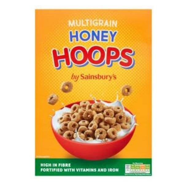 Sainsbury's Multigrain Honey Hooplas 375g
