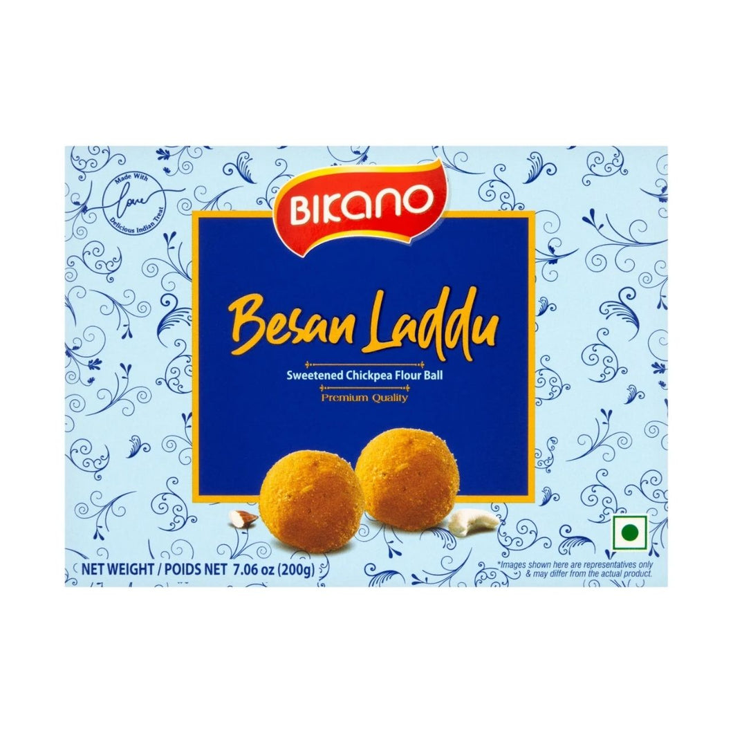 Bikano Besan Laddu Sweetened Chickpea Flour Ball 200g