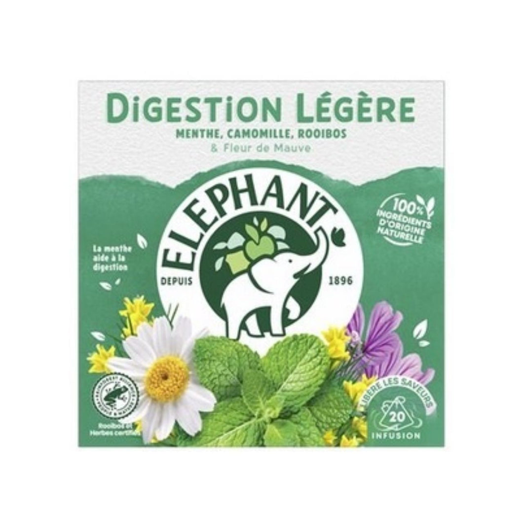 Elephant Infusion Digestion Légère, 20 Sachets 80g