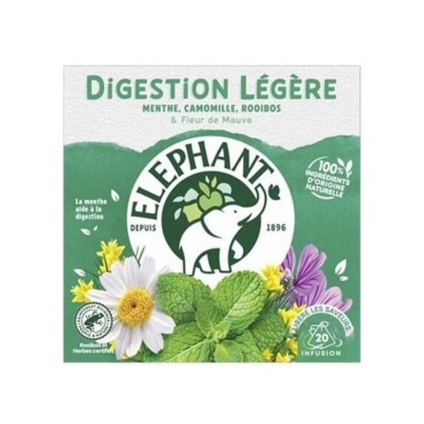 Elephant Infusion Digestion Légère, 20 Sachets 80g