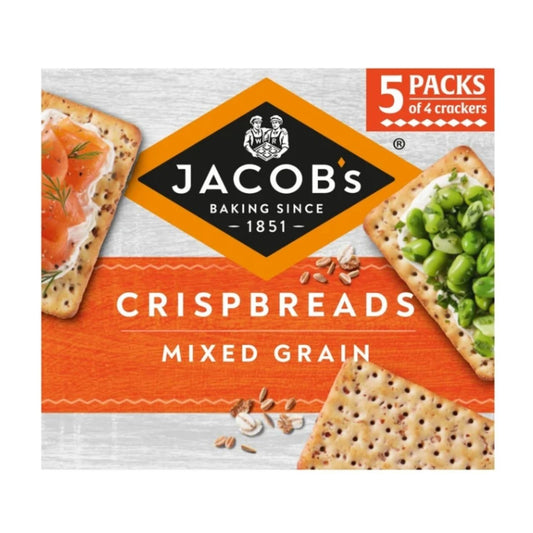 Jacob's Crispbreads Mixed Grain Crackers 190g
