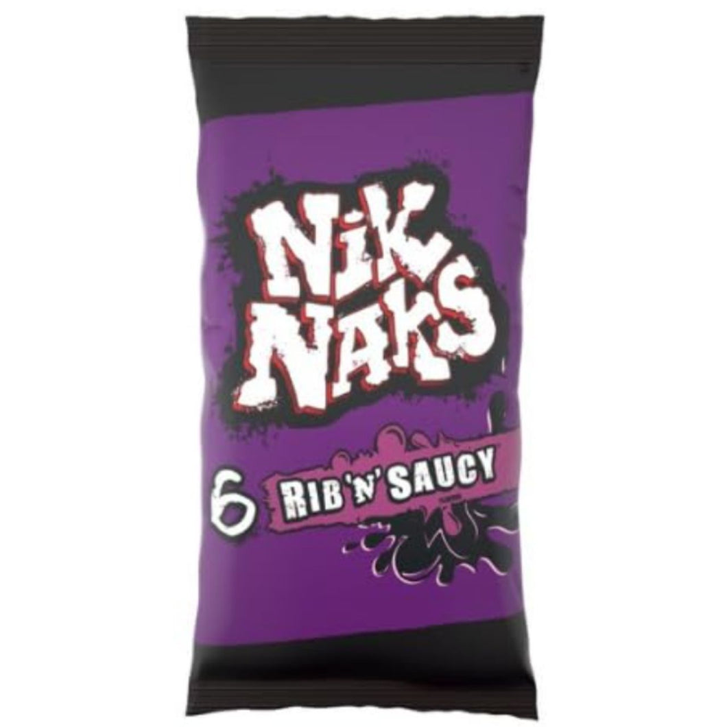 Nik Naks Rib 'N' Saucy Flavour Crisps