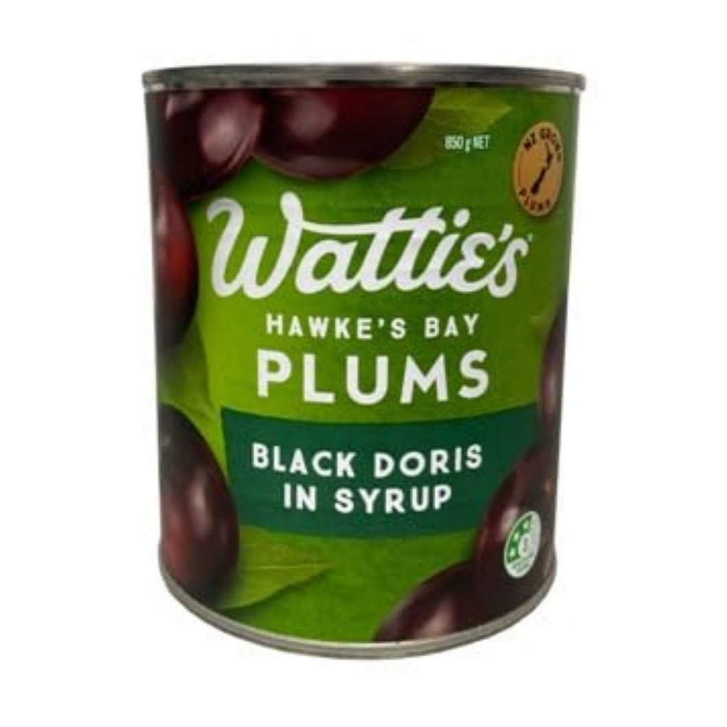 Wattie's Hawke's Bay Black Doris Plums in Syrup, 850g