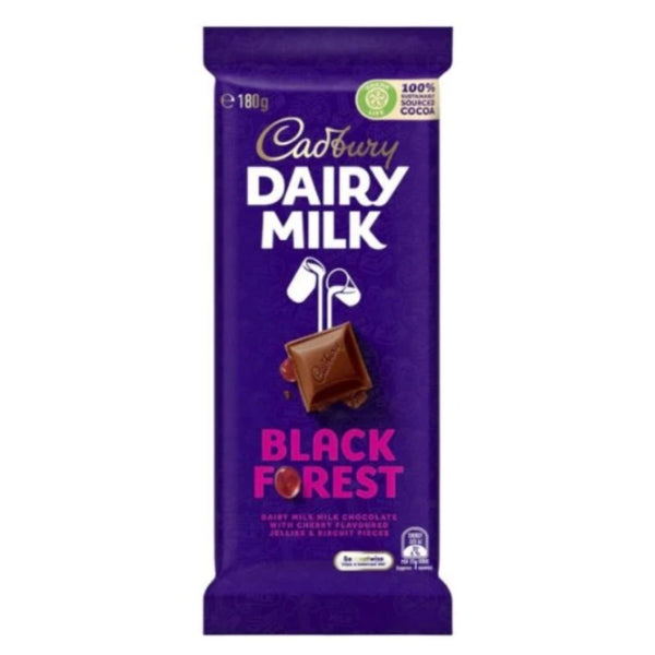 Cadbury Dairy Milk Black Forest Chocolate Bar 180g