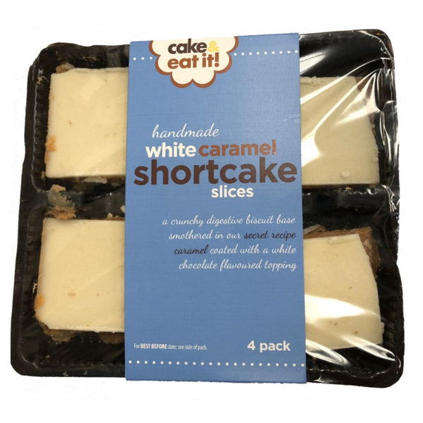 Cake & Eat It! White Caramel Shortcake - x4 Slices
