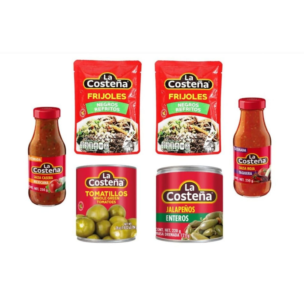 La Costeña Mexican Lovers Kit, 6 items